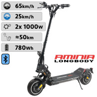 Trottinette électrique Dualtron Aminia Long Body - 52V 15 / 21Ah Ø Minimotors Shop