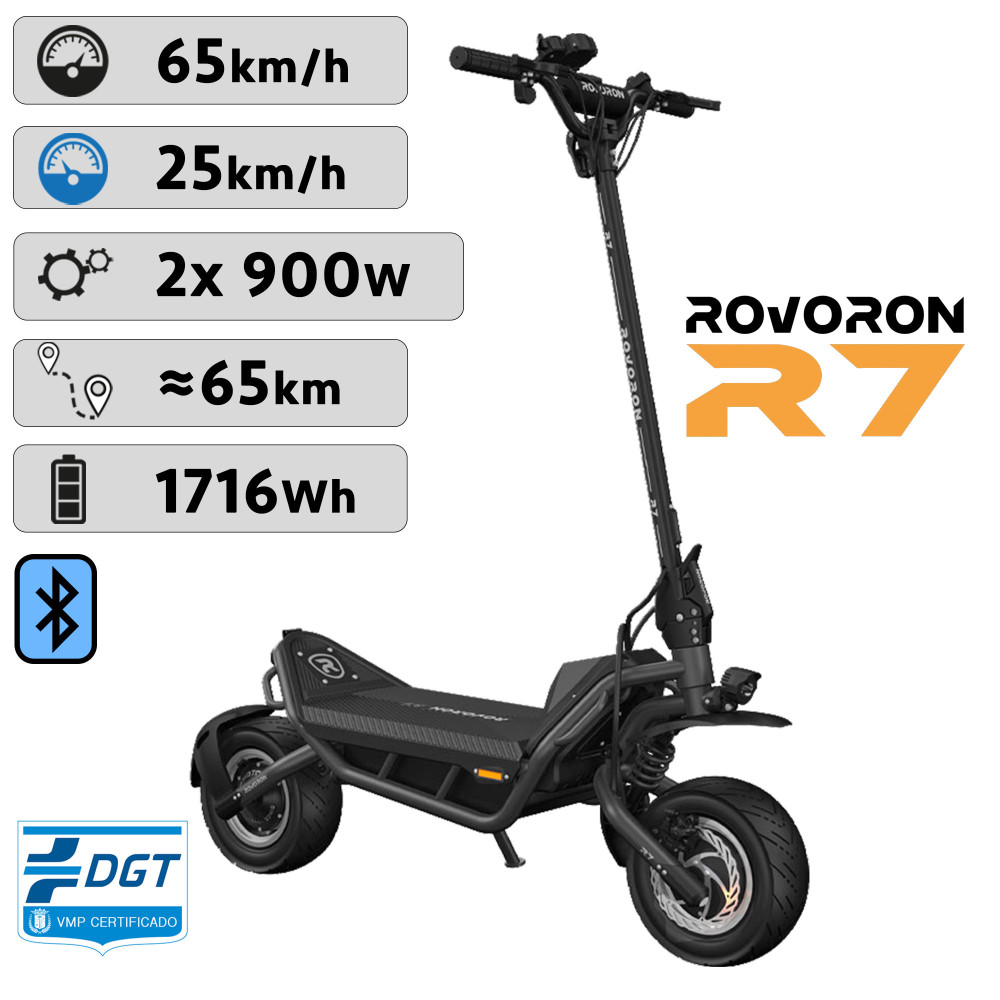 Electric scooter Rovoron R7 Lite -DGT- (60V / 28Ah Ah)