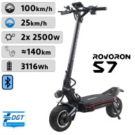 Elektroroller Rovoron S7 DGT (84 V / 37 Ah)